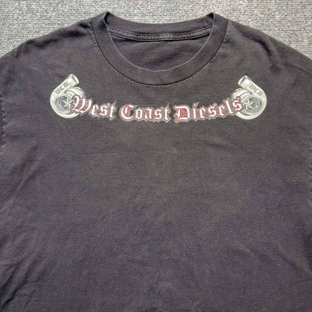 West Coast Diesels Turbo Graphic T-Shirt Black Streetwear